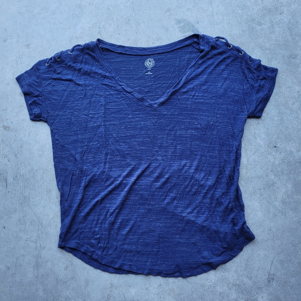 SO Cold-Shoulder Blouse